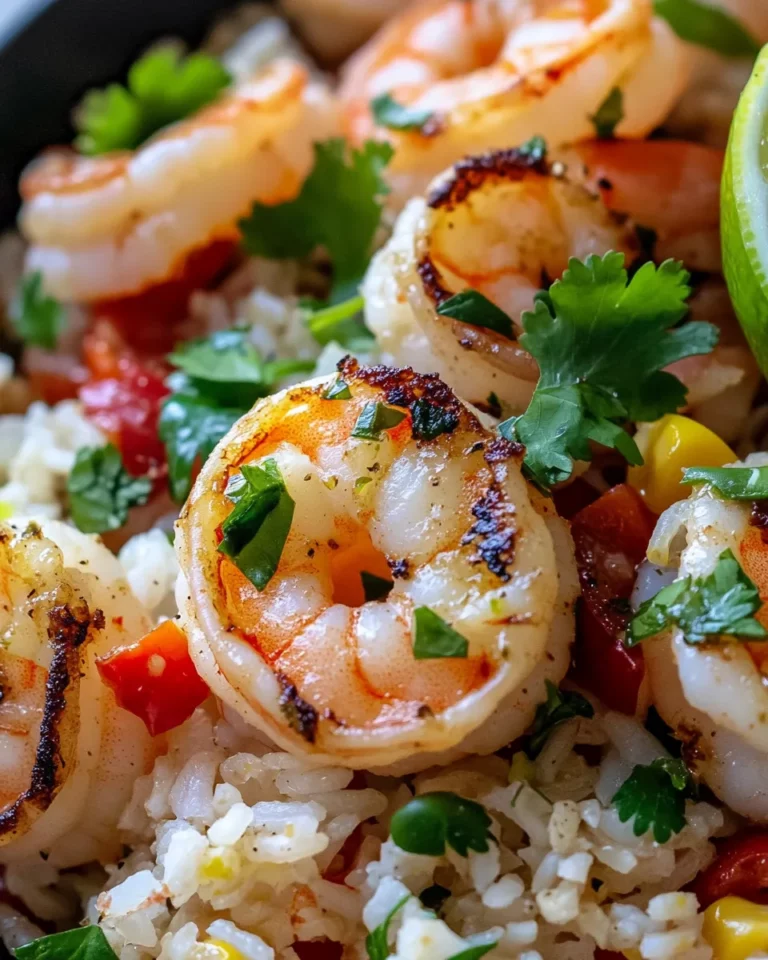 Homemade Chili Lime Shrimp Rice Pilaf photo