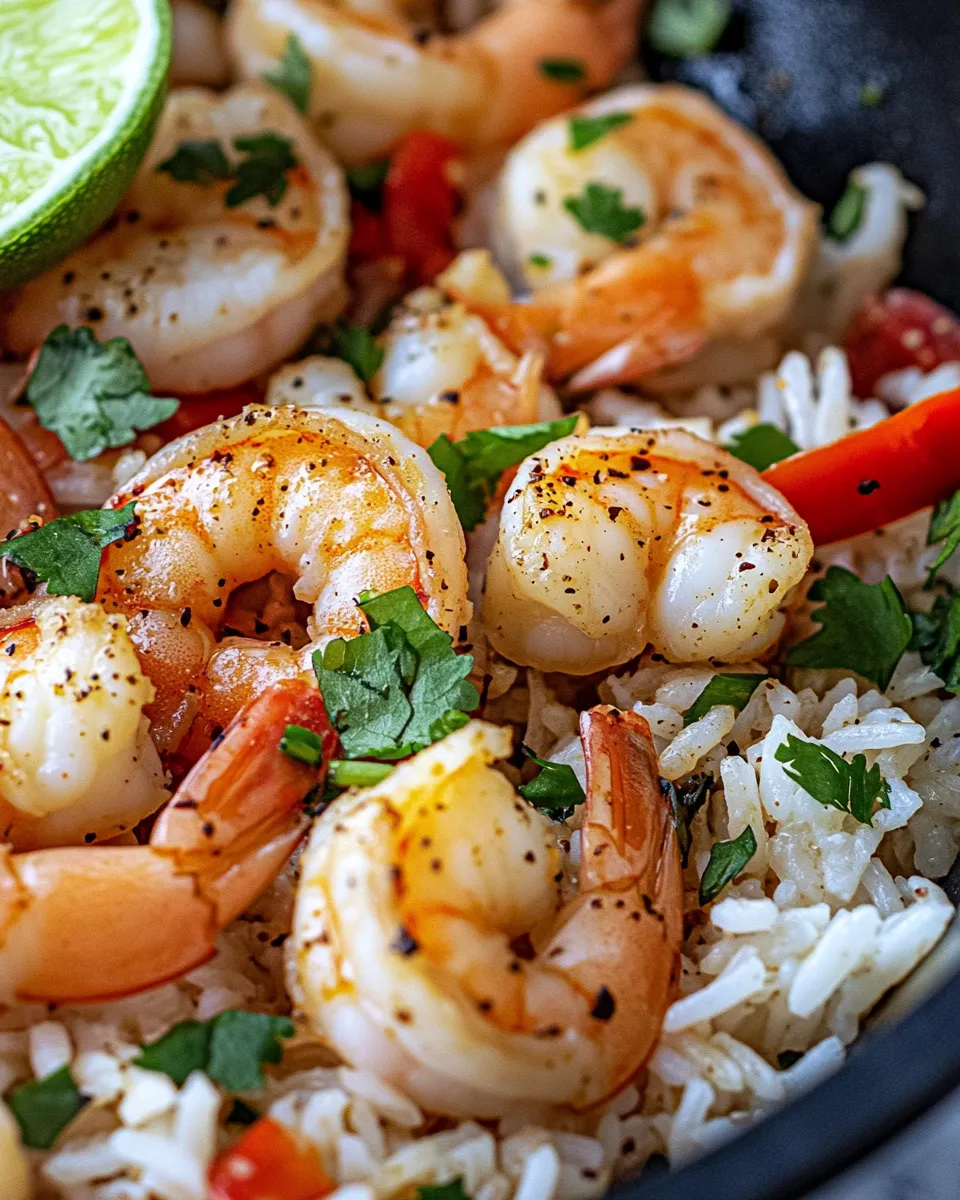 Easy Chili Lime Shrimp Rice Pilaf recipe photo