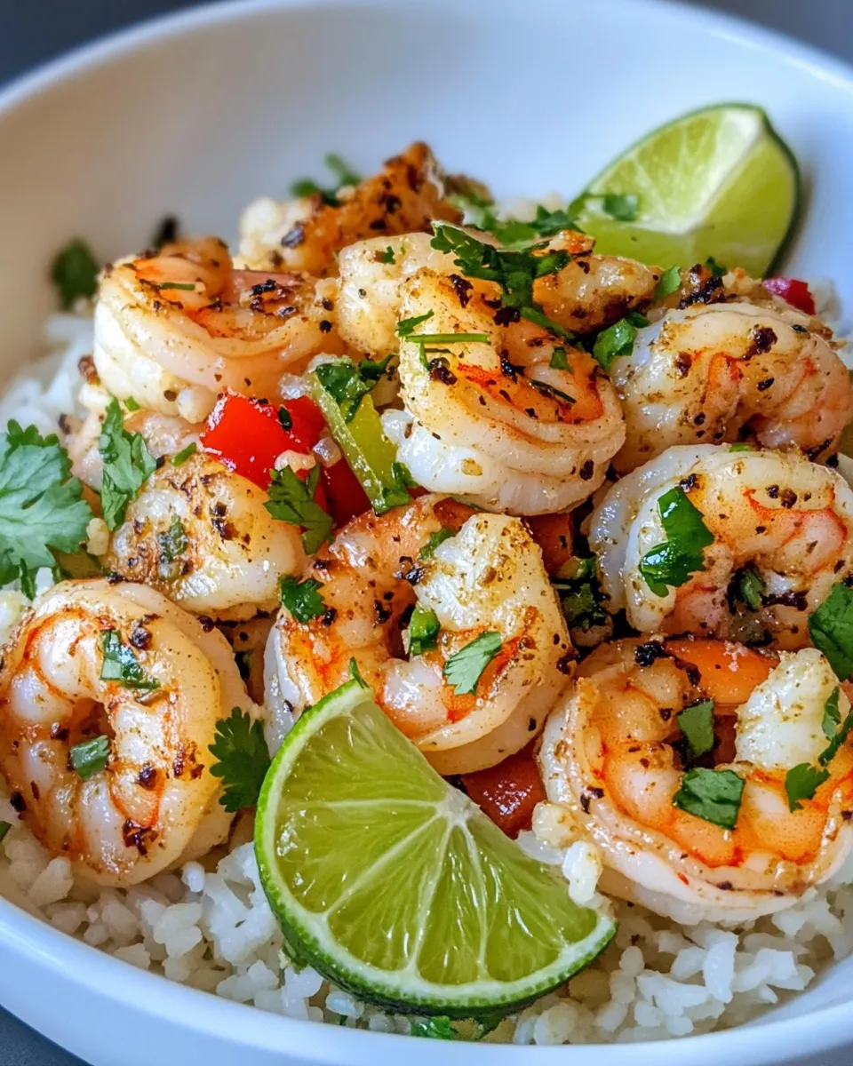 Delicious Chili Lime Shrimp Rice Pilaf dish photo