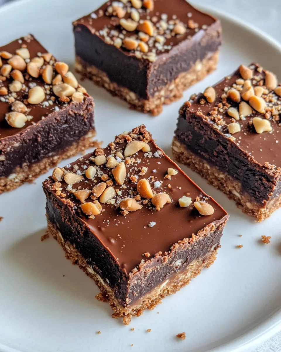 Delicious Chocolate Graham Crunch Bars dish photo