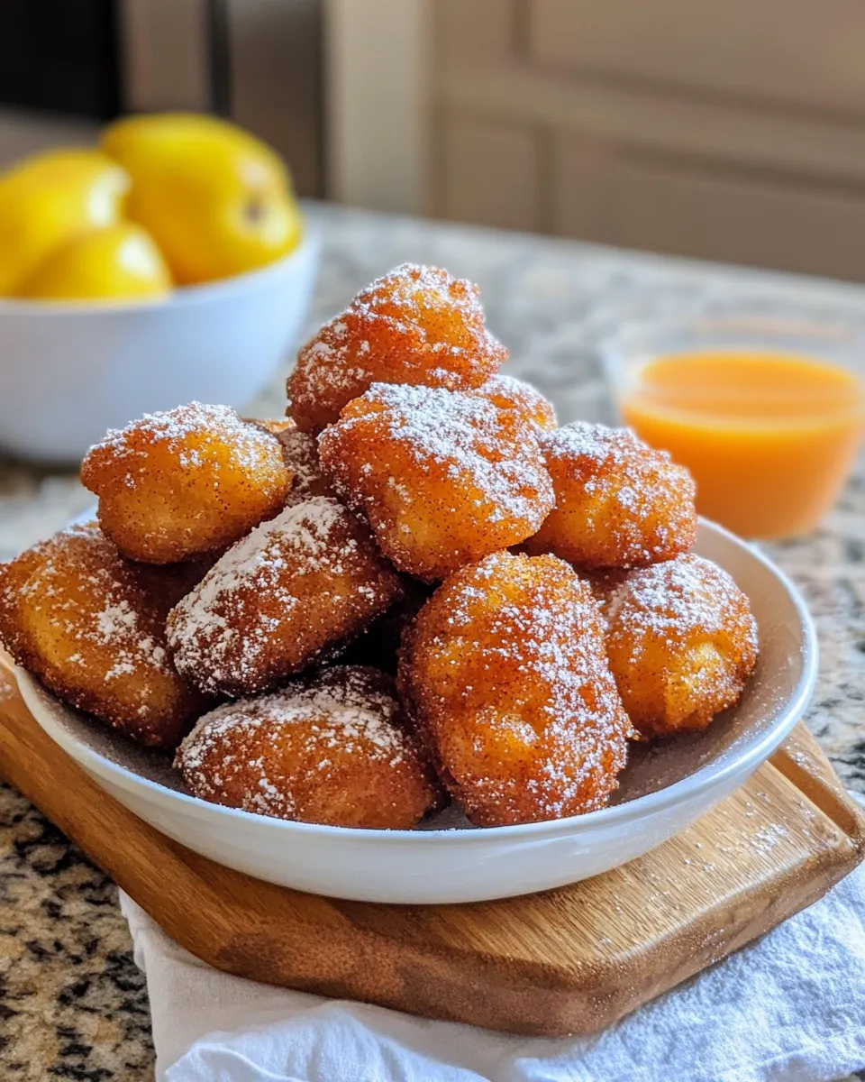 Easy Cinnamon Sugar Apple Fritters recipe photo