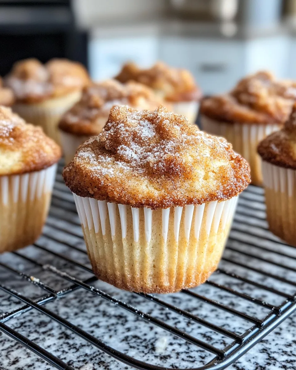 Easy Cinnamon Swirl Coffee Cake Muffins food shot