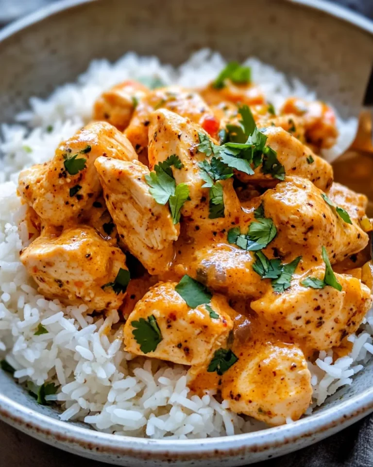Homemade Coconut Curry Chicken and Rice dish photo