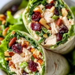 Homemade Cranberry Pecan Chicken Salad Wraps photo