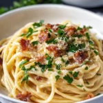 Homemade Creamy Bacon-Free Carbonara (Turkey) recipe photo