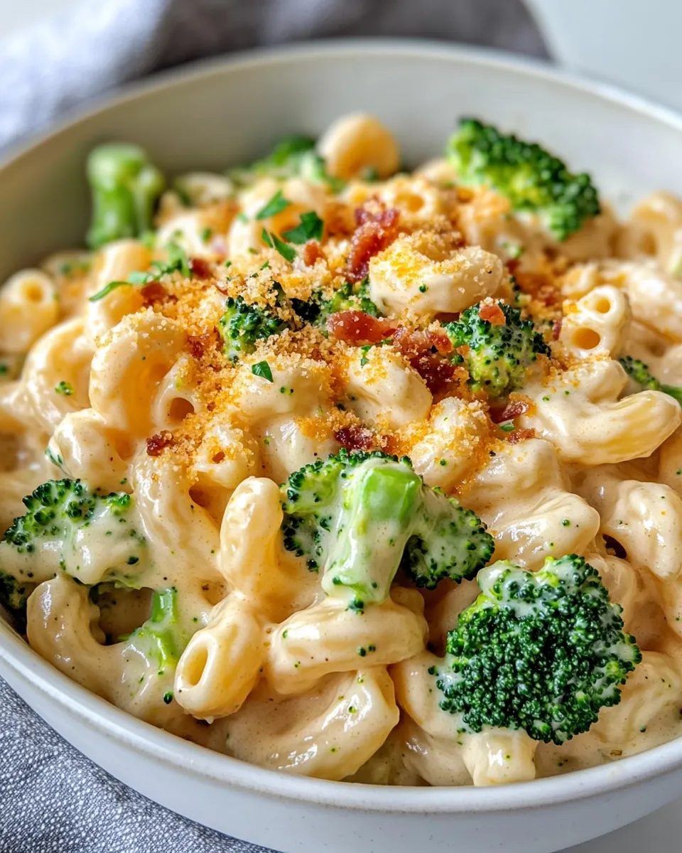 Easy Creamy Broccoli Cheddar Mac recipe photo