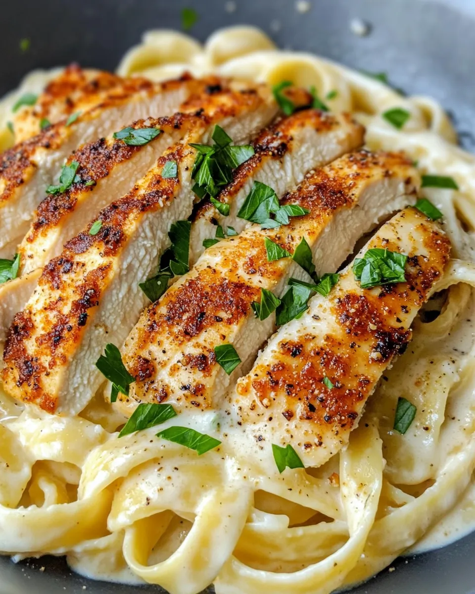 Classic Creamy Cajun Chicken Alfredo dish photo