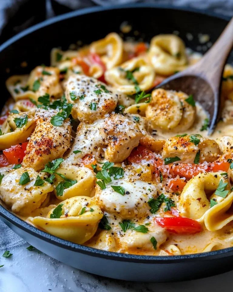 Delicious Creamy Cajun Chicken Tortellini recipe photo