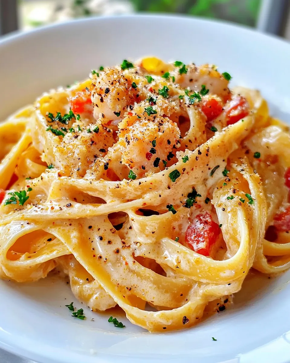 Homemade Creamy Cajun Crab Pasta photo