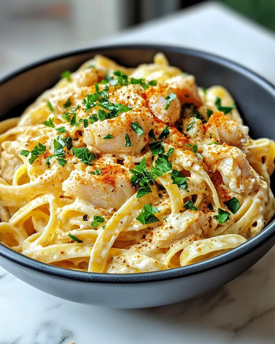 Easy Creamy Cajun Crab Pasta dish photo
