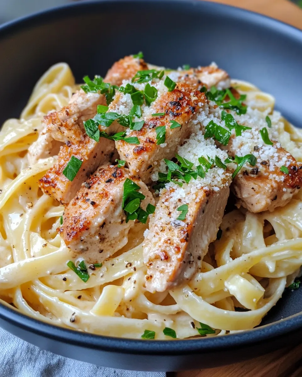 Homemade Creamy Cajun Turkey Alfredo photo