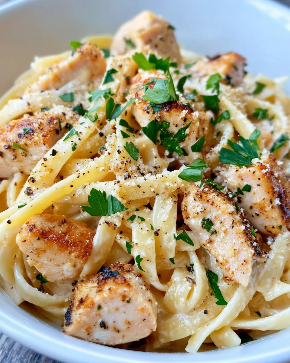Easy Creamy Cajun Turkey Alfredo recipe image