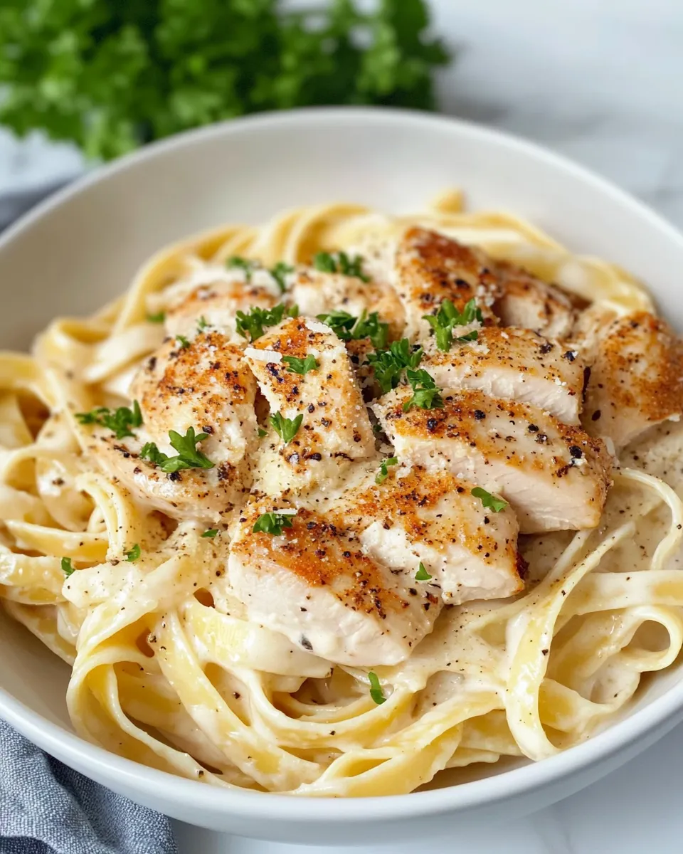Delicious Creamy Cajun Turkey Alfredo dish photo