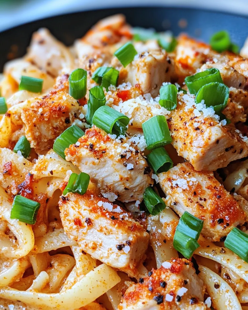 Classic Creamy Cajun Turkey Pasta dish photo