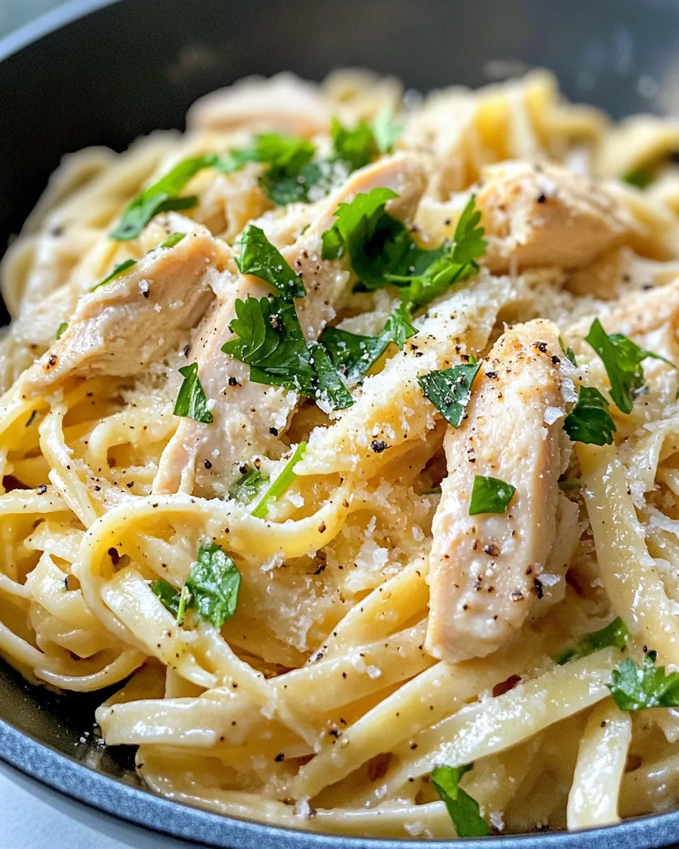 Classic Creamy Chicken Poblano Pasta image