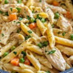 Homemade Creamy Chicken Pot Pie Pasta photo