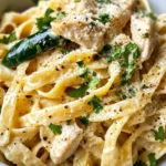 Homemade Creamy Poblano Chicken Pasta photo