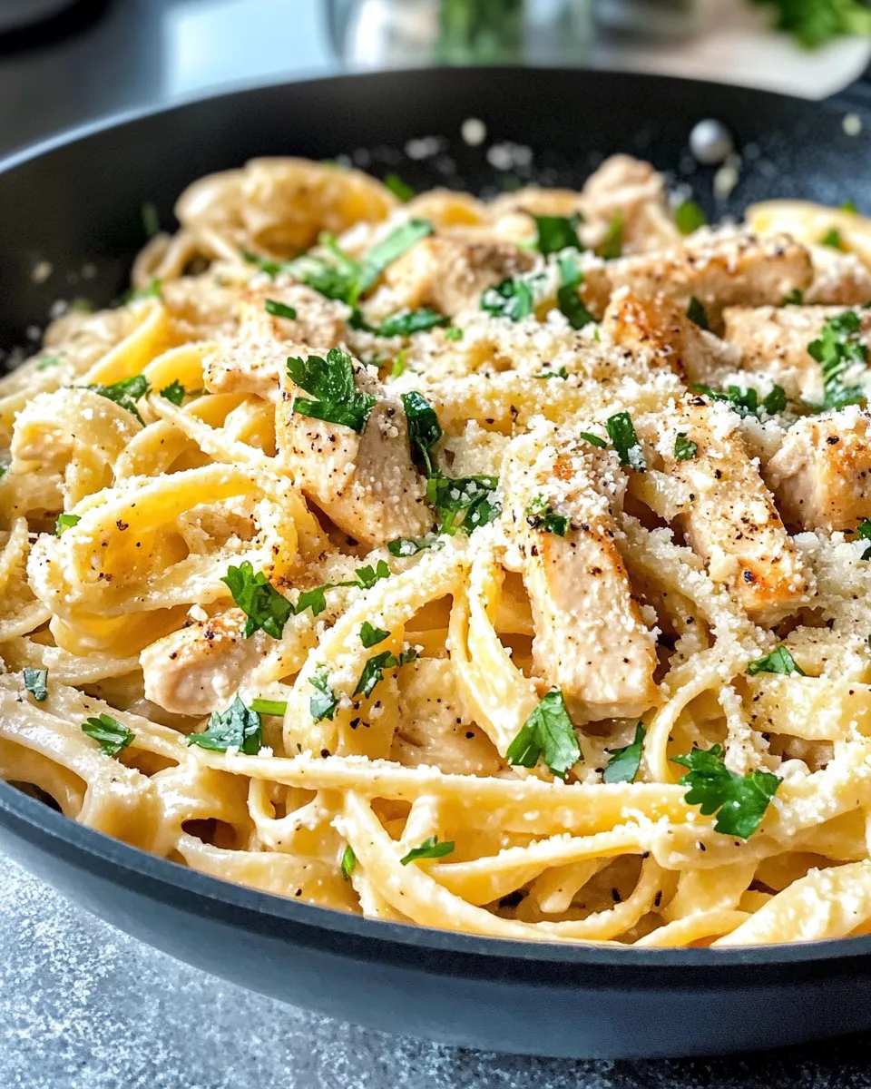 Classic Creamy Poblano Chicken Pasta image