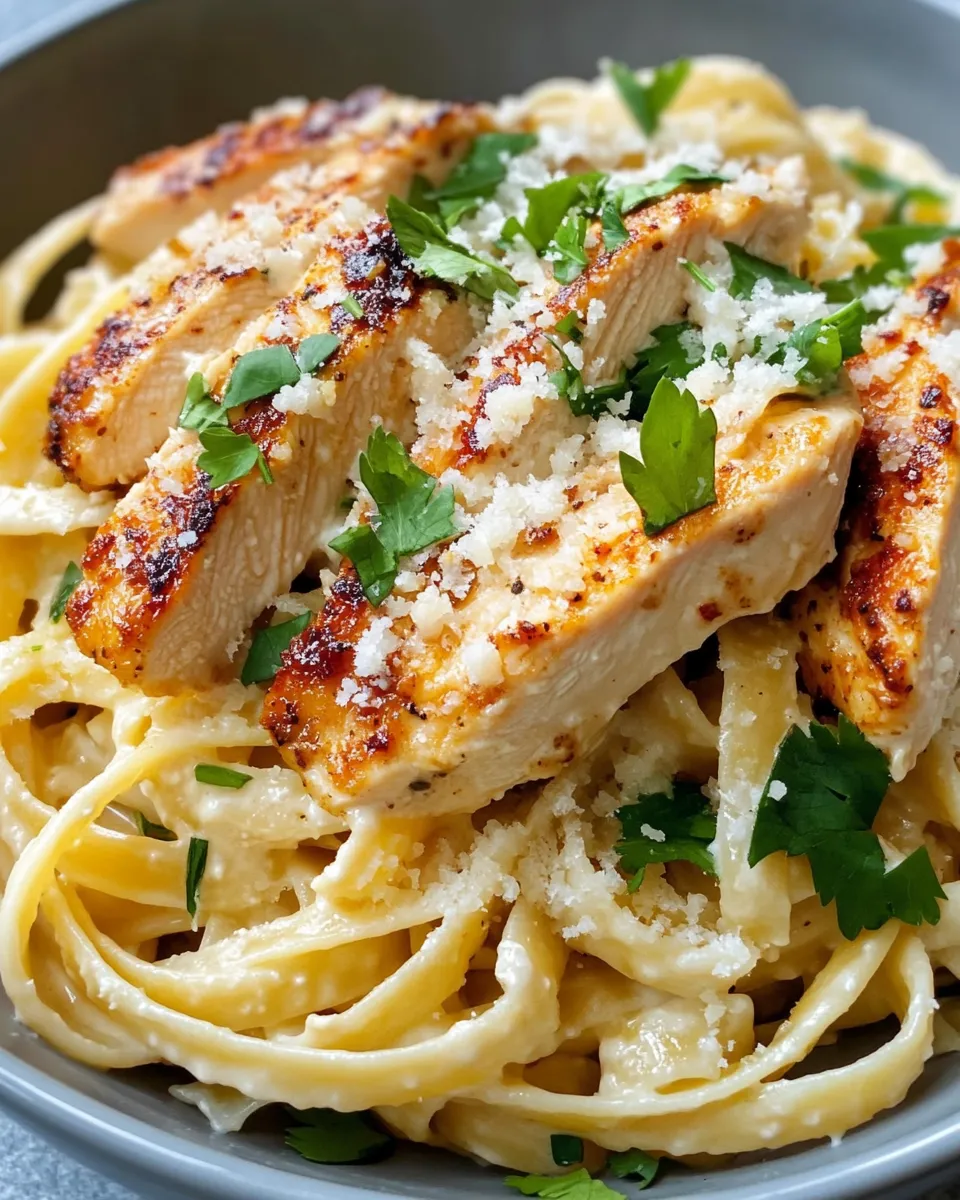 Easy Creamy Poblano Chicken Pasta recipe photo