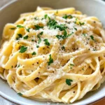 Homemade Creamy Roasted Garlic Alfredo Pasta recipe photo