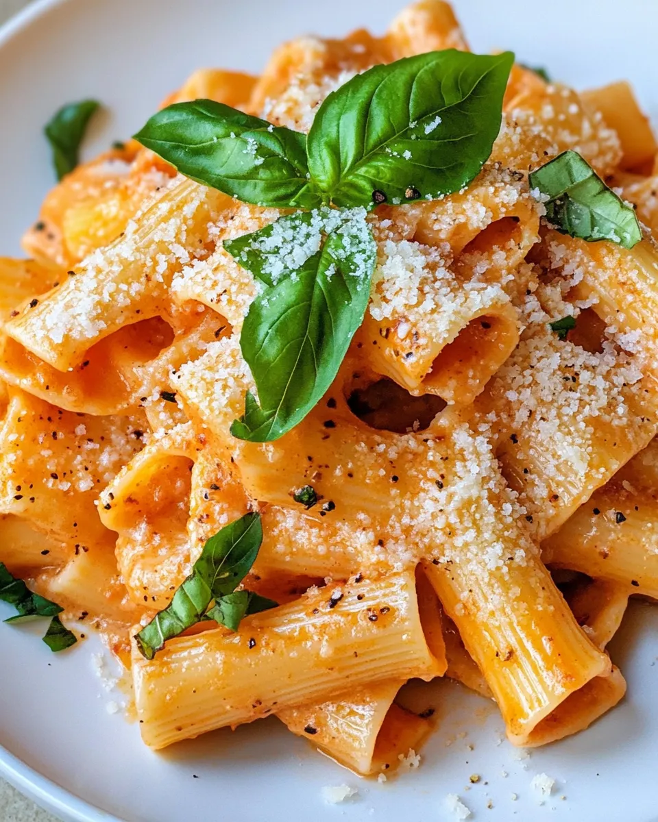 Classic Creamy Roasted Red Pepper Pasta image