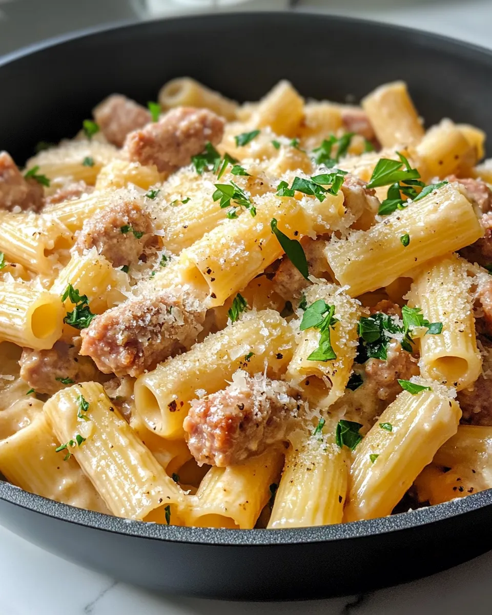 Classic Creamy Sausage (Turkey) Rigatoni image
