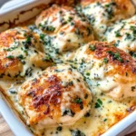 Homemade Creamy Spinach Artichoke Chicken Bake photo