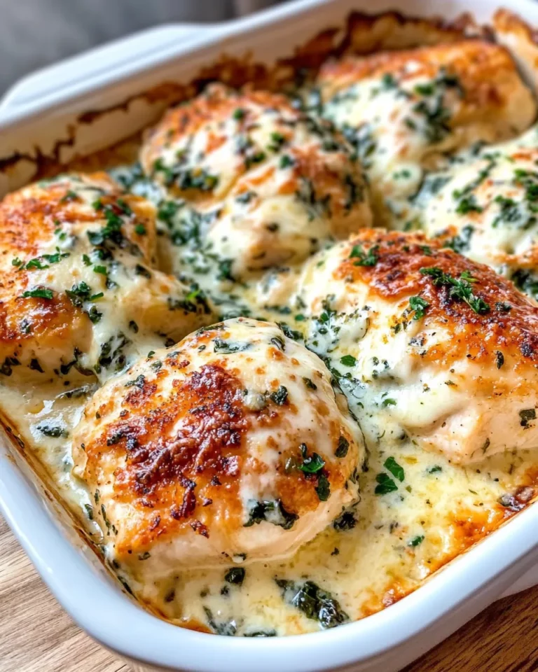 Homemade Creamy Spinach Artichoke Chicken Bake photo