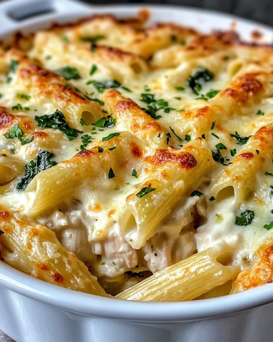 Homemade Creamy Spinach Artichoke Pasta Bake recipe photo