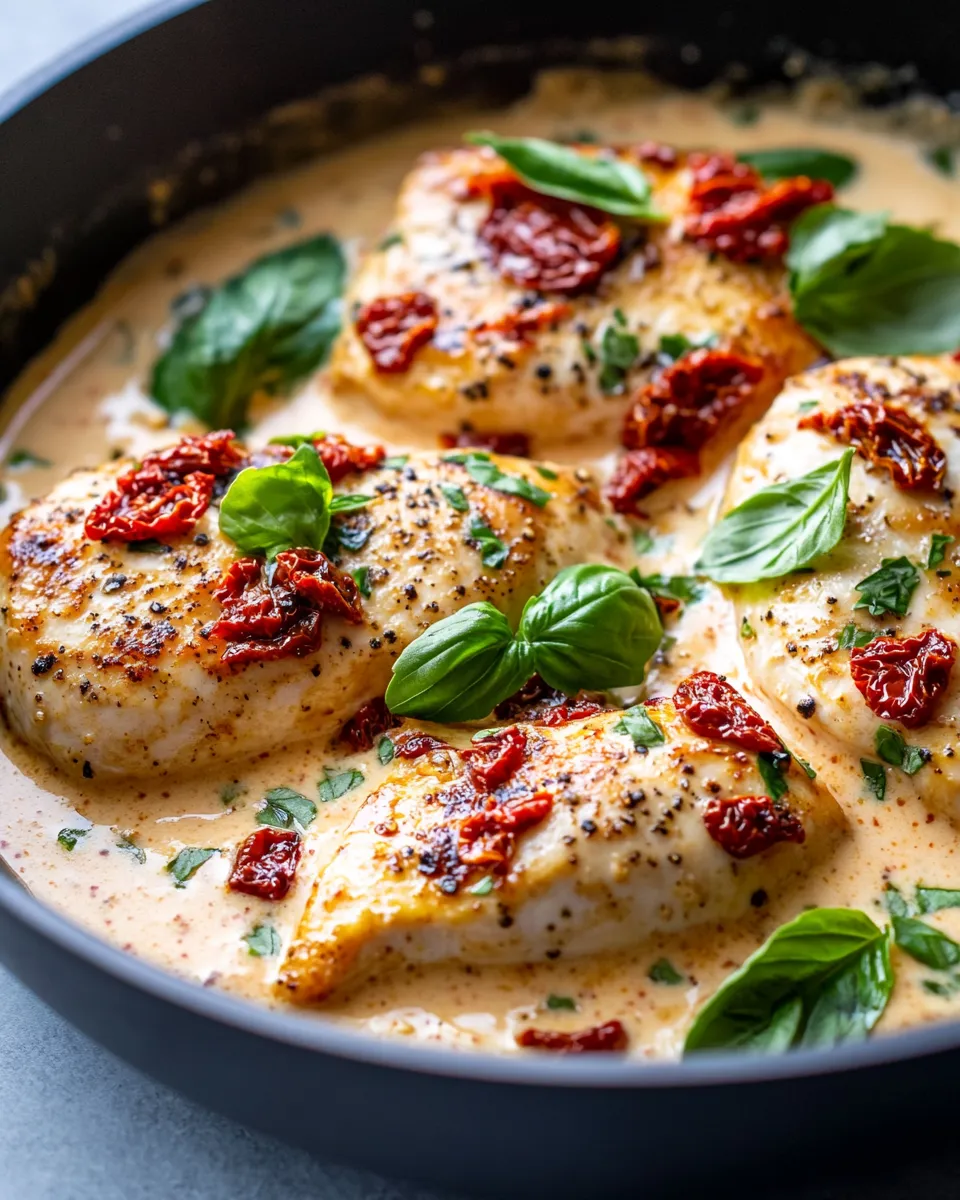 Easy Creamy Sun-Dried Tomato Chicken recipe photo