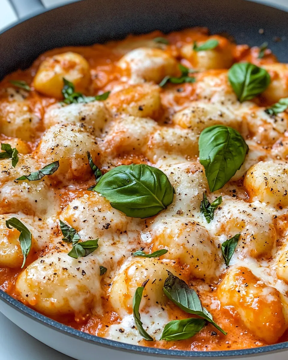 Classic Creamy Tomato Basil Gnocchi image