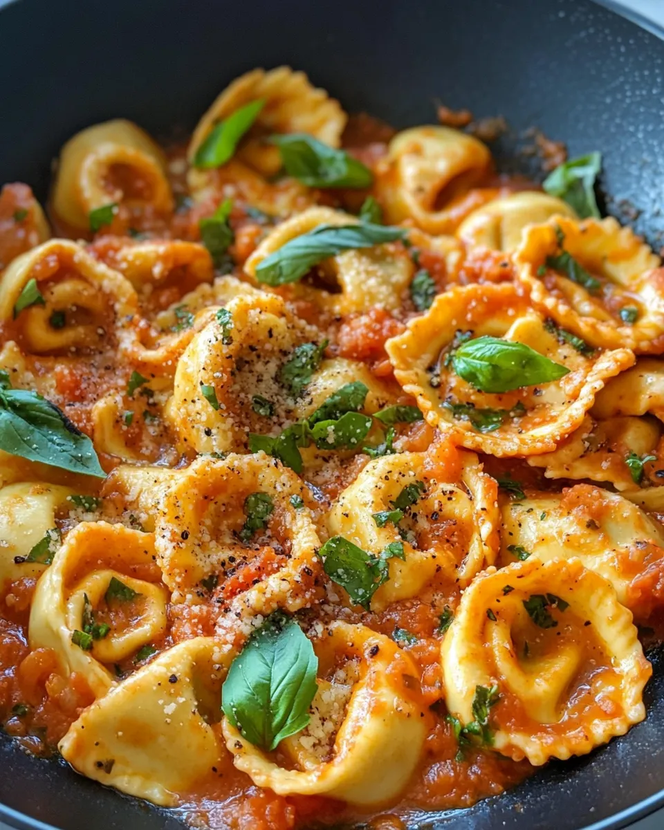 Classic Creamy Tomato Basil Tortelloni image