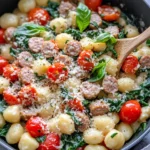 Homemade Creamy Tuscan Sausage Gnocchi (Turkey) recipe photo