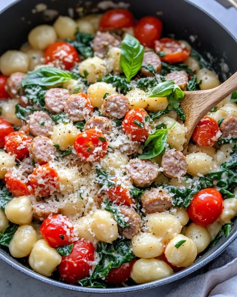 Homemade Creamy Tuscan Sausage Gnocchi (Turkey) recipe photo