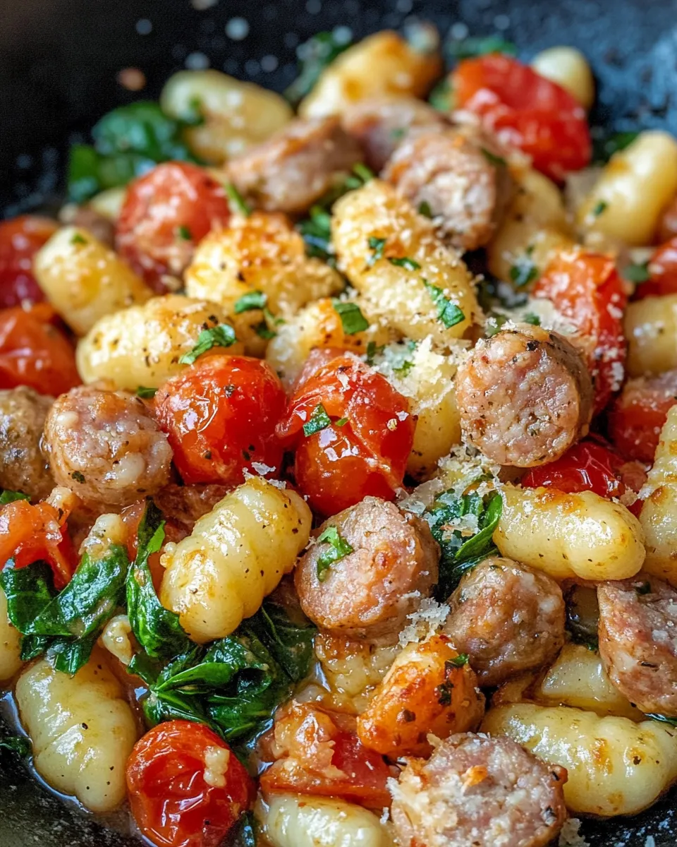 Classic Creamy Tuscan Sausage Gnocchi (Turkey) dish photo