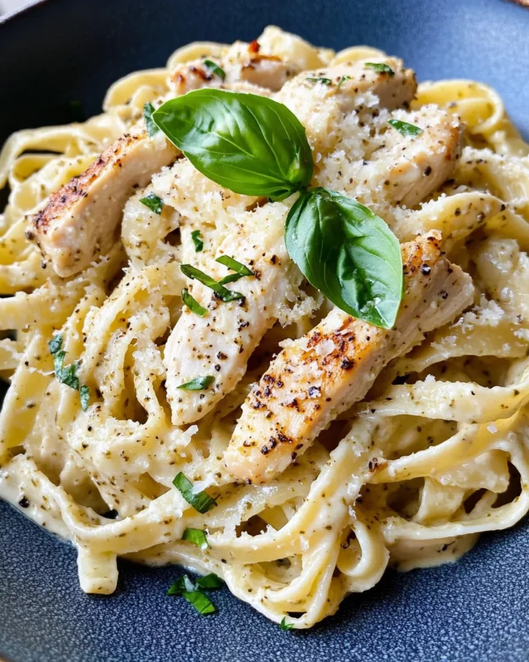 Homemade Creamy White Pesto Chicken Pasta photo