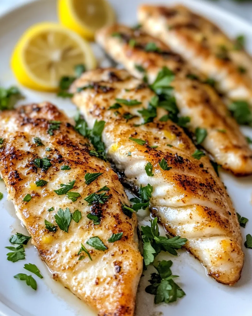 Homemade Garlic Butter Lemon Tilapia recipe photo