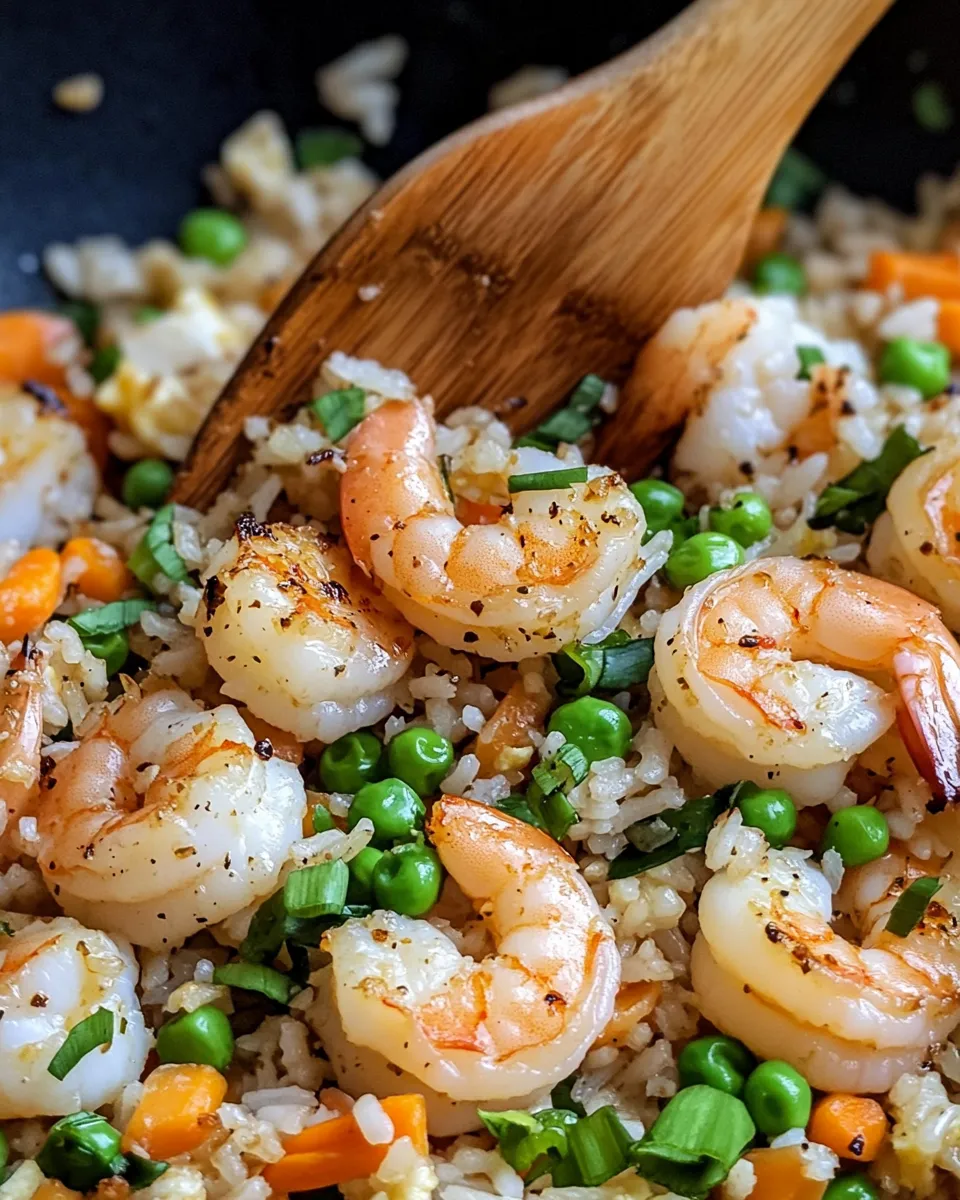 Homemade Garlic Butter Shrimp Fried Rice photo