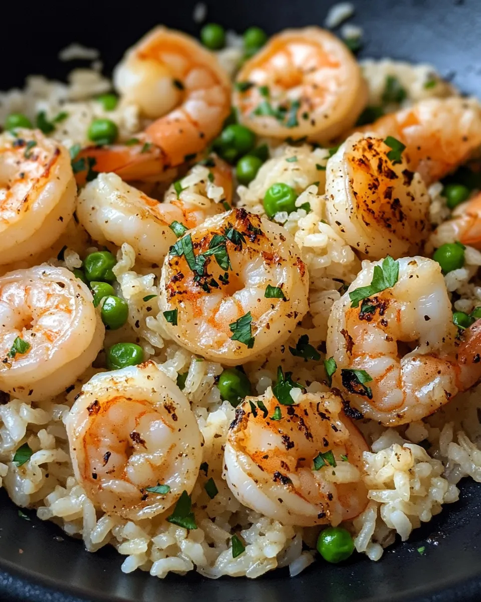 Classic Garlic Butter Shrimp Rice Pilaf image