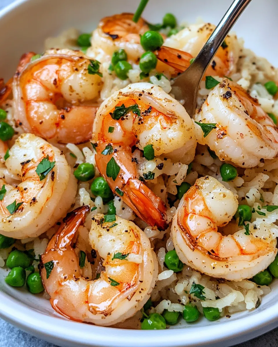 Easy Garlic Butter Shrimp Rice Pilaf recipe photo