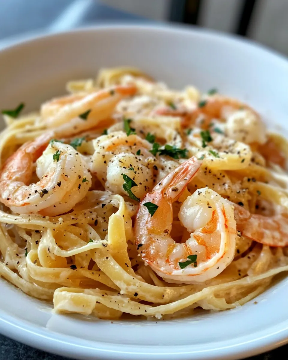 Delicious Garlic Herb Shrimp Alfredo picture