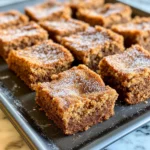 Homemade Gingerbread Snack Cake Squares recipe photo