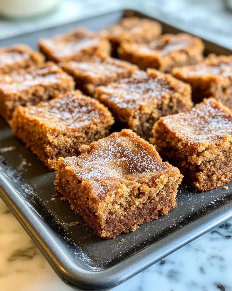 Homemade Gingerbread Snack Cake Squares recipe photo