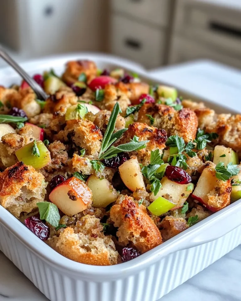 Homemade Harvest Apple Sausage Stuffing Cups recipe photo