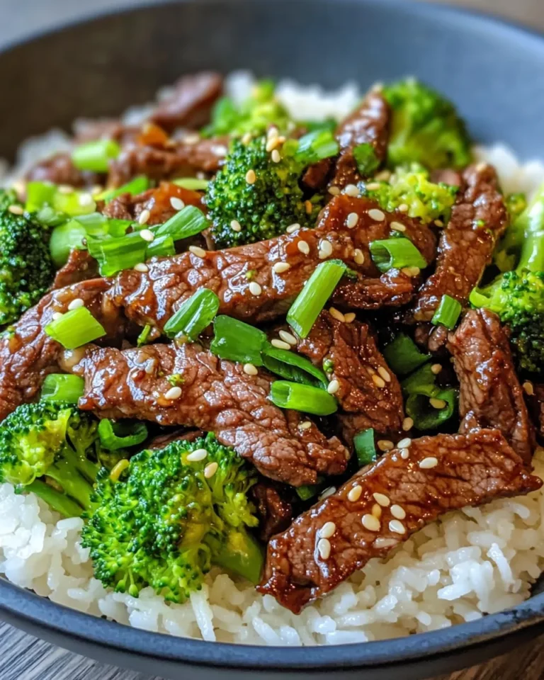 Homemade Honey Garlic Beef and Broccoli with Rice recipe photo