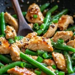Homemade Honey Garlic Green Bean Chicken recipe photo