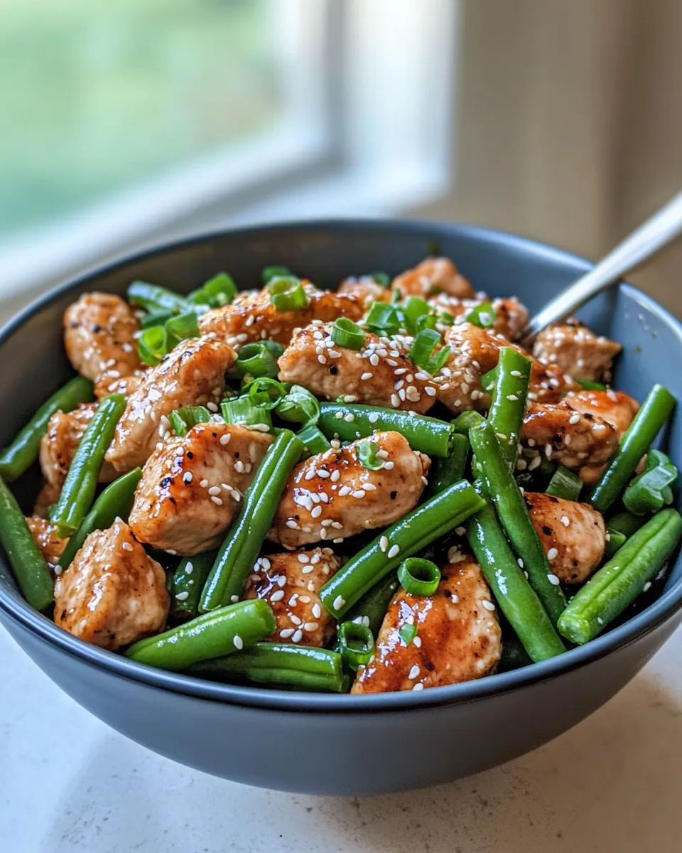 Classic Honey Garlic Green Bean Chicken dish photo