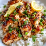 Homemade Honey Lemon Chicken and Rice recipe photo