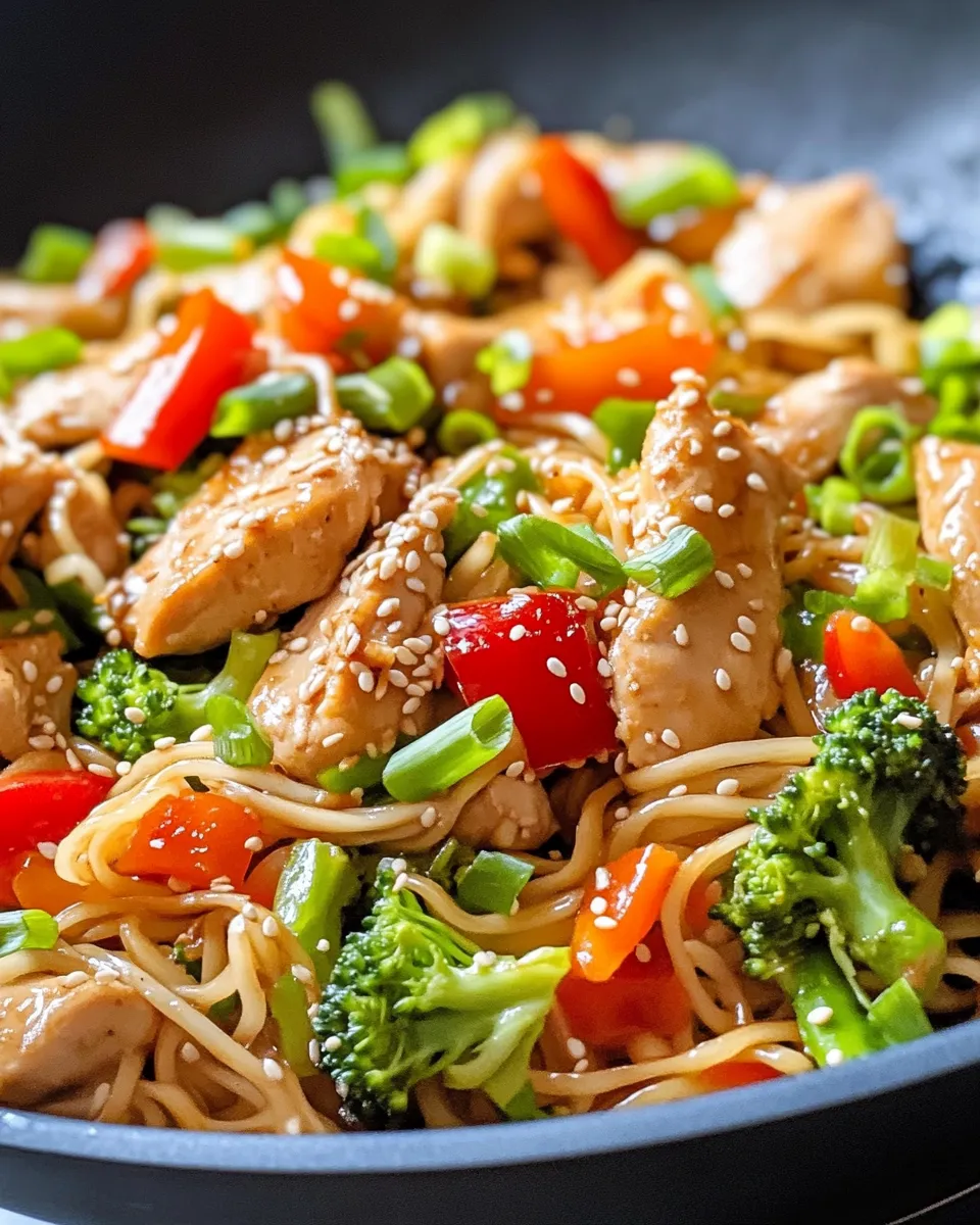 Classic Honey Soy Chicken Stir-Fry Noodles image