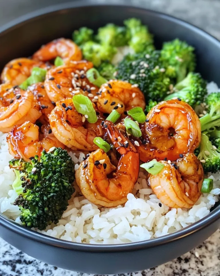 Homemade Honey Sriracha Shrimp Rice Bowls photo